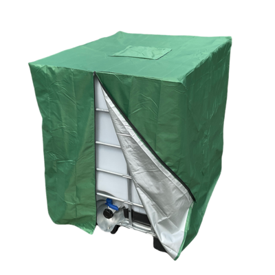 Ochraný kryt na IBC nádrž s UV ochranou - zelená barva - 1